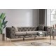 Καναπές 3θέσιος Chesterfield Como - Anthracite