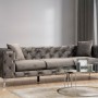 Καναπές 3θέσιος Chesterfield Como - Anthracite