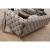 Καναπές 3θέσιος Chesterfield Como - Anthracite
