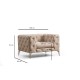 Wing Chair Como - Ecru Ecru Atelier del Sofa Wing Chair Como - Ecru Ecru