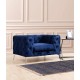 Wing Chair Como - Navy Blue Navy Blue Wing Chair Como - Navy Blue Navy Blue