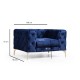 Wing Chair Como - Navy Blue Navy Blue Wing Chair Como - Navy Blue Navy Blue