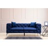 Atelier del Sofa 2-Seat Sofa Como - Navy Blue Navy Blue