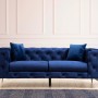 2-Seat Sofa Como - Navy Blue Navy Blue