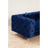 Atelier del Sofa 2-Seat Sofa Como - Navy Blue Navy Blue