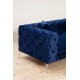 Atelier del Sofa 2-Seat Sofa Como - Navy Blue Navy Blue
