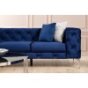 Atelier del Sofa 2-Seat Sofa Como - Navy Blue Navy Blue