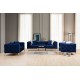 Atelier del Sofa 2-Seat Sofa Como - Navy Blue Navy Blue