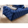 Καναπές Chesterfield 3θέσιος Como 237x90x70εκ - Navy Blue