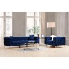 Καναπές Chesterfield 3θέσιος Como 237x90x70εκ - Navy Blue