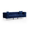 Καναπές Chesterfield 3θέσιος Como 237x90x70εκ - Navy Blue