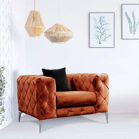 Wing Chair Como - Orange Orange Wing Chair Como - Orange Orange