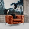 Wing Chair Como - Orange Orange