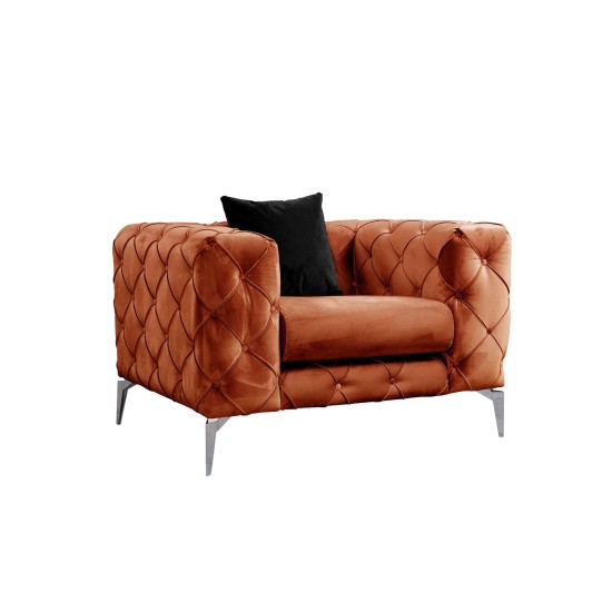 Wing Chair Como - Orange Orange Wing Chair Como - Orange Orange
