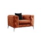 Wing Chair Como - Orange Orange Wing Chair Como - Orange Orange