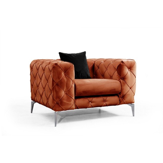 Wing Chair Como - Orange Orange Wing Chair Como - Orange Orange