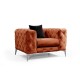 Wing Chair Como - Orange Orange Wing Chair Como - Orange Orange