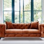 2-Seat Sofa Como - Orange Orange