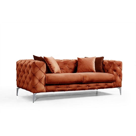 2-Seat Sofa Como - Orange Orange Atelier del Sofa 2-Seat Sofa Como - Orange Orange