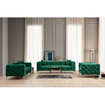 2-Seat Sofa Como - Green Green