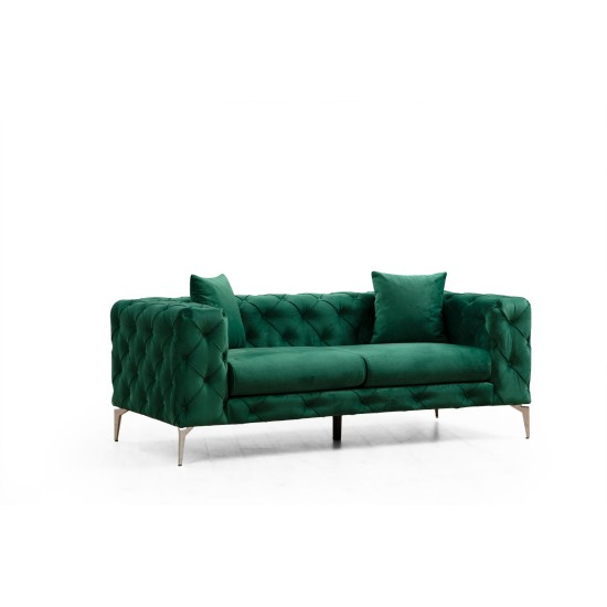 2-Seat Sofa Como - Green Green Atelier del Sofa 2-Seat Sofa Como - Green Green