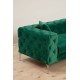 Καναπές Chesterfield 3θέσιος Como 237x90x70εκ - Green