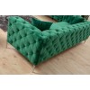 Καναπές Chesterfield 3θέσιος Como 237x90x70εκ - Green
