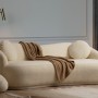 Καναπές 3θέσιος Ancona 225x98x76εκ - Cream