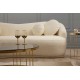 Καναπές 3θέσιος Ancona 225x98x76εκ - Cream