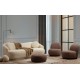 Καναπές 3θέσιος Ancona 225x98x76εκ - Cream