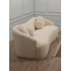 Καναπές 3θέσιος Ancona 225x98x76εκ - Cream