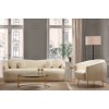 Καναπές 3θέσιος Ancona 225x98x76εκ - Cream