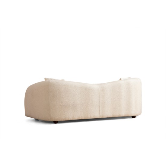 Καναπές 3θέσςιος Venedik 236x91x76εκ - Cream Καναπές 3θέσςιος Venedik 236x91x76εκ - Cream