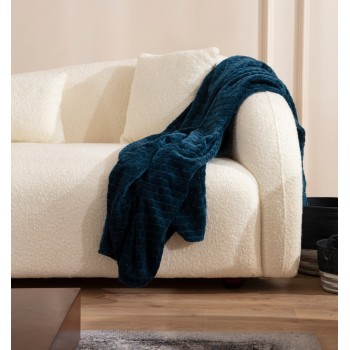 Καναπές 3θέσςιος Venedik 236x91x76εκ - Cream 