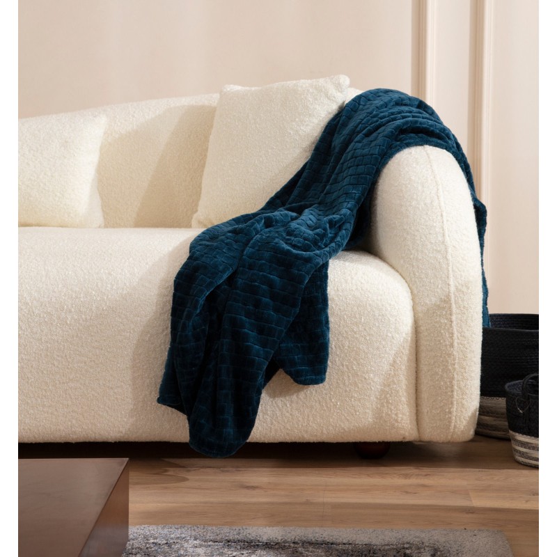 Καναπές 3θέσςιος Venedik 236x91x76εκ - Cream