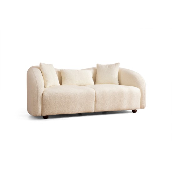 2-Seat Sofa Venedik - Cream Cream Atelier del Sofa 2-Seat Sofa Venedik - Cream Cream