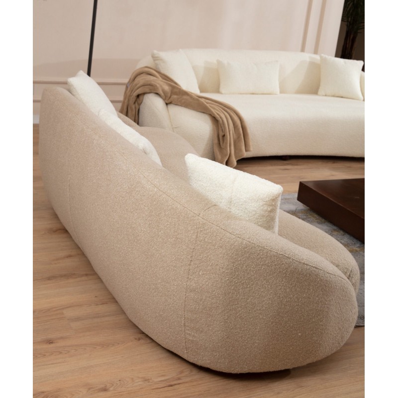 3-Seat Sofa Napoli - Cappuccino Cappuccino
