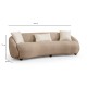 3-Seat Sofa Napoli - Cappuccino Cappuccino