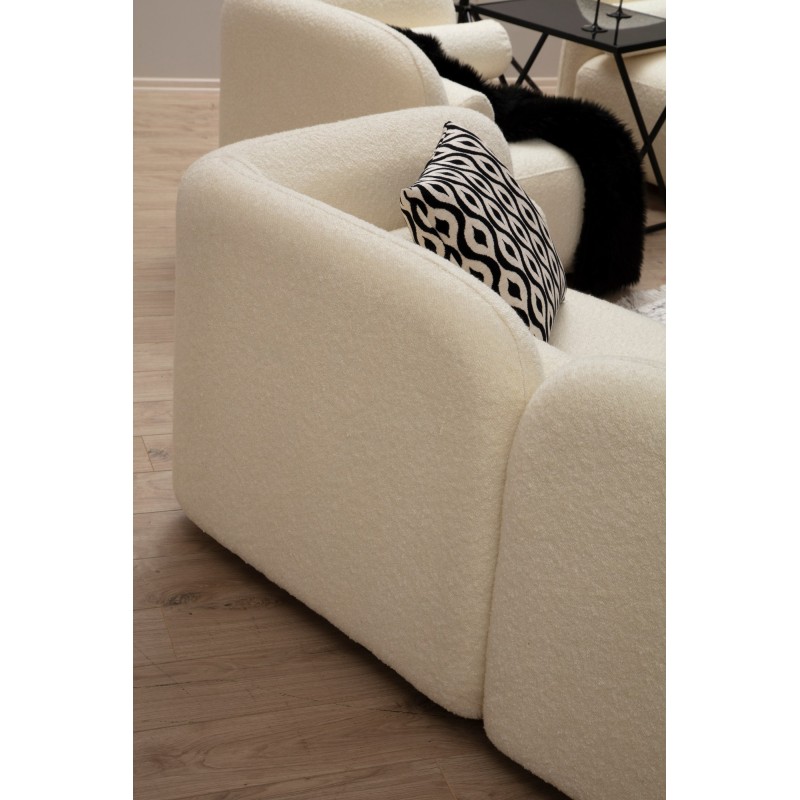 Atelier del Sofa 2-Seat Sofa Victoria Bouclette - Cream Cream