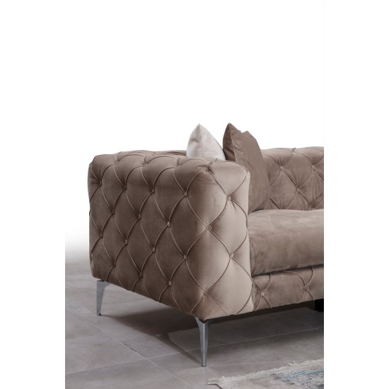 Corner Sofa Como Corner Left - Beige Beige Corner Sofa Como Corner Left - Beige Beige