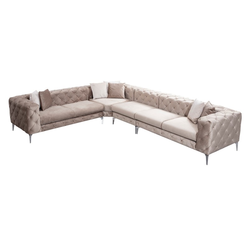 Corner Sofa Como Corner Left - Beige Beige