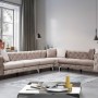 Corner Sofa Como Corner Right - Beige Beige