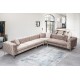 Corner Sofa Como Corner Right - Beige Beige Corner Sofa Como Corner Right - Beige Beige