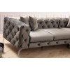 Corner Sofa Como Left - Anthracite Anthracite