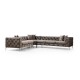 Corner Sofa Como Left - Anthracite Anthracite