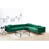 Corner Sofa Como Right - Green Green
