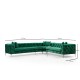 Corner Sofa Como Right - Green Green