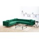 Corner Sofa Como Left - Green Green Corner Sofa Como Left - Green Green