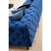 Corner Sofa Como Left - Navy Blue Navy Blue