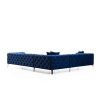 Corner Sofa Como Left - Navy Blue Navy Blue